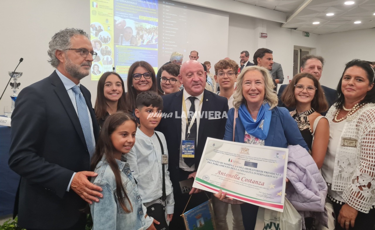 Alunni di Ventimiglia “ambasciatori del coraggio” contro la mafia