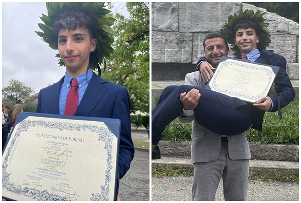 Laurea con 110 e lode per l'”ingegnere” Riccardo Biasi