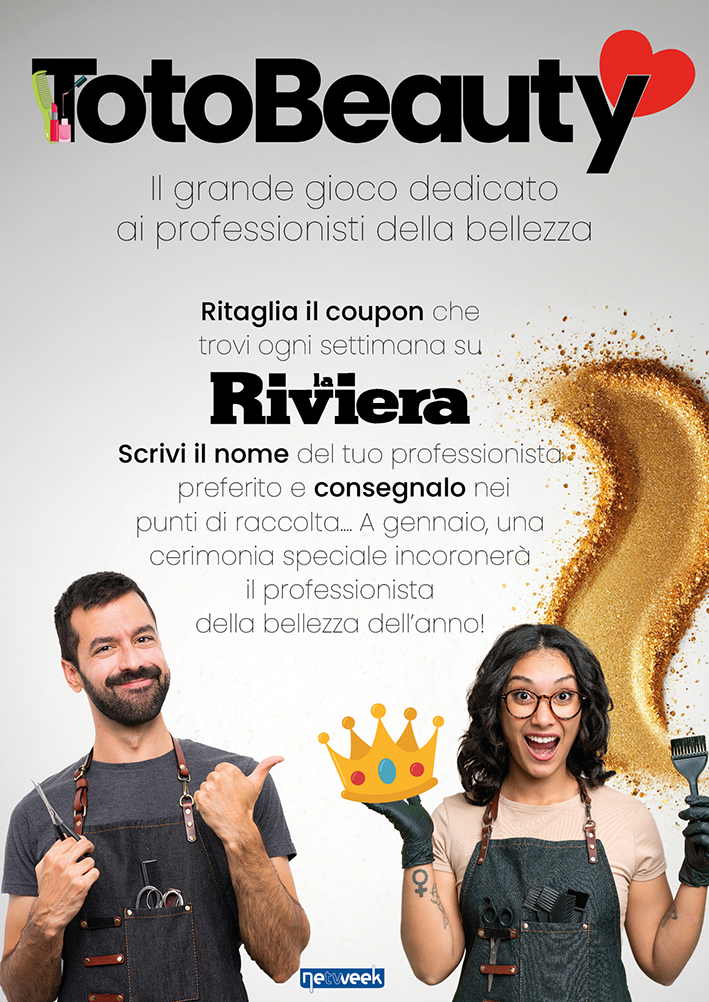 La Riviera lancia il TotoBeauty, iniziativa dedicata a parrucchieri, estetisti e professionisti del benessere