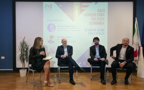 Camporosso, agricoltura e dazi al centro dell’incontro con Benifei, Bonaccini e Ioculano