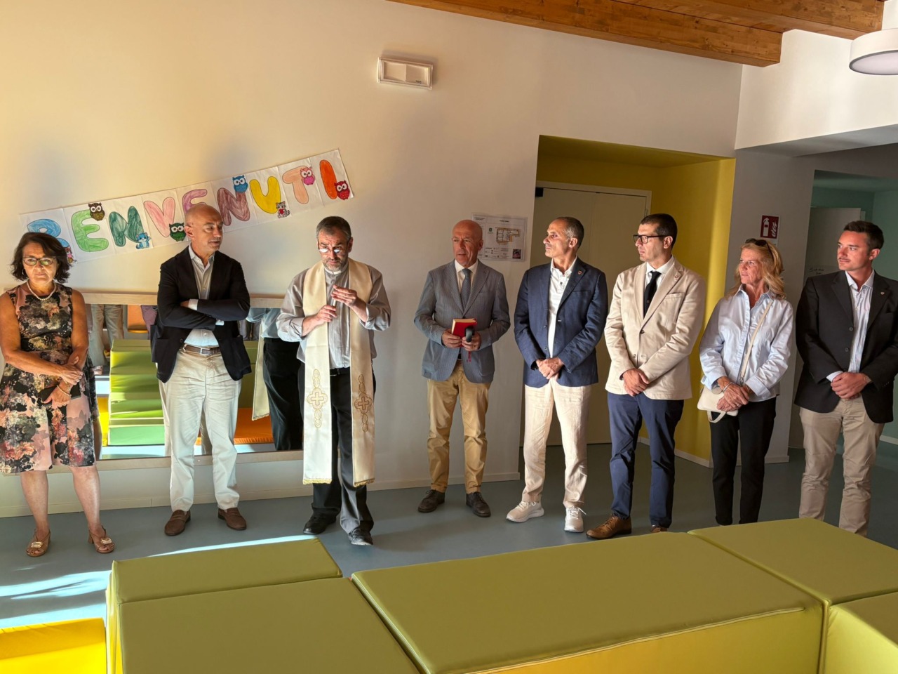 Taglio del nastro per la nuova scuola dell’infanzia Goretti