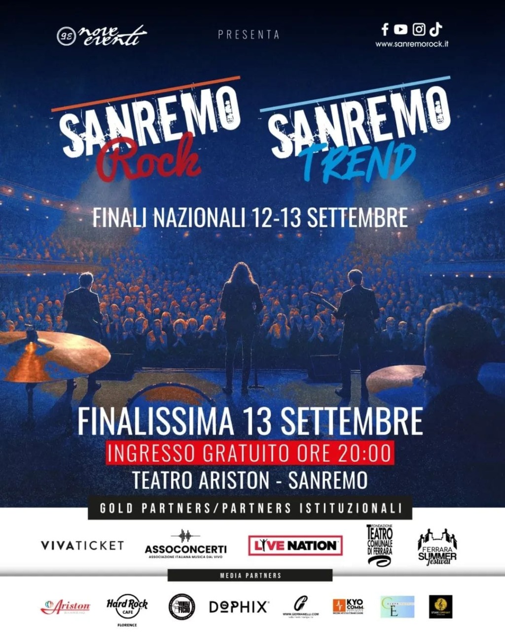 Al via la finale di Sanremo Rock & Sanremo Trend