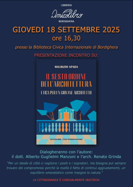 Alla Biblioteca Civica Internazionale lo scrittore Maurizio Spada