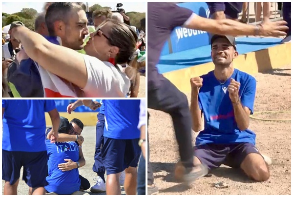 Spettacolare Diego Rizzi campione del mondo di petanque a Roma