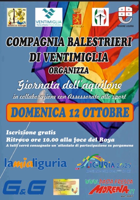Ventimiglia in festa con la “Gionata dell’aquilone”
