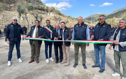 La Fratelli Merano ha inaugurato oggi il nuovo impianto olivicolo di Chiusavecchia