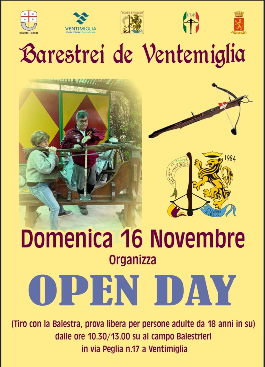 Open day con i “Barestrei de Ventemiglia”