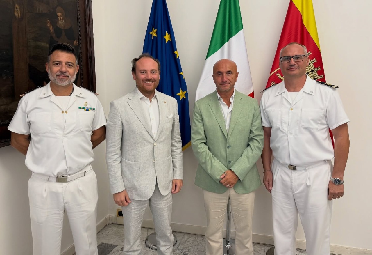Il sindaco di Ventimiglia incontra il nuovo comandante della capitaneria di porto