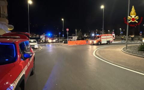 Fuga di gas a Imperia, sul posto i vigili del fuoco