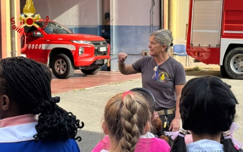 Vigili del Fuoco aprono le porte ai bimbi delle scuole