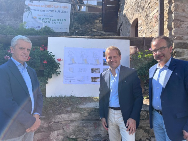 Marco Scajola alla Casa del Pastore di Montegrosso Pian Latte: “Diventerà museo e infopoint”