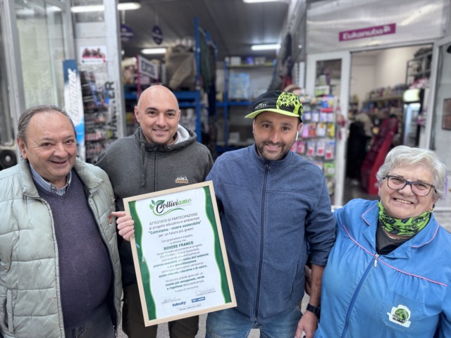 Riconoscimento all’azienda Rovere per l’impegno nella promozione dell’agricoltura sostenibile