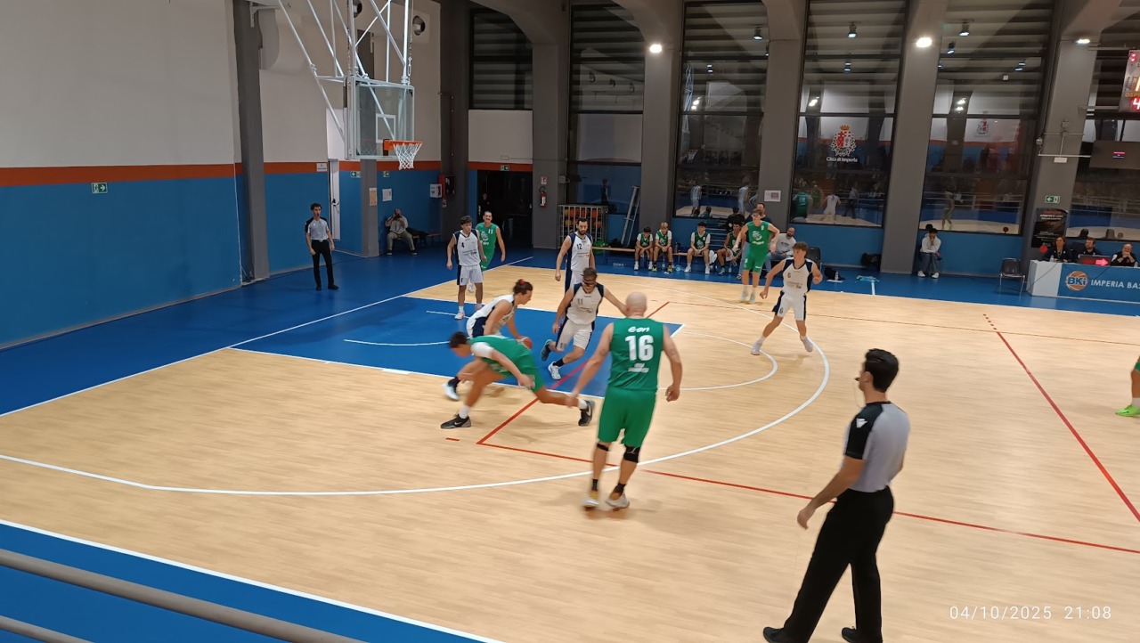 Basket, il Bk Imperia si aggiudica il derby contro il Bvc Sanremo
