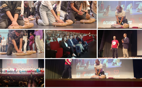 Seicento studenti all’Ariston a scuola di rianimazione  con “Viva!”