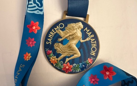 Presentata la medaglia della Sanremo Marathon