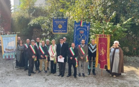 Sestiere Burgu e Balestrieri a Clavesana alla commemorazione del Marchese di Savona Bonifacio del Vasto