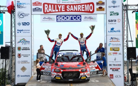 Andrea Crugnola vince il 72° Rallye Sanremo, ma Giandomenico Basso è Campione d’Italia per la quinta volta