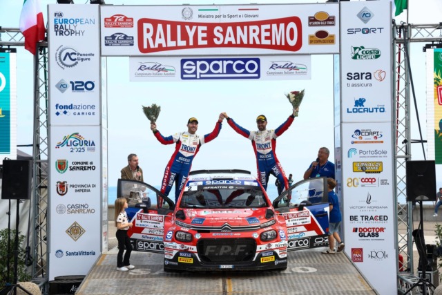 Andrea Crugnola vince il 72° Rallye Sanremo, ma Giandomenico Basso è Campione d’Italia per la quinta volta