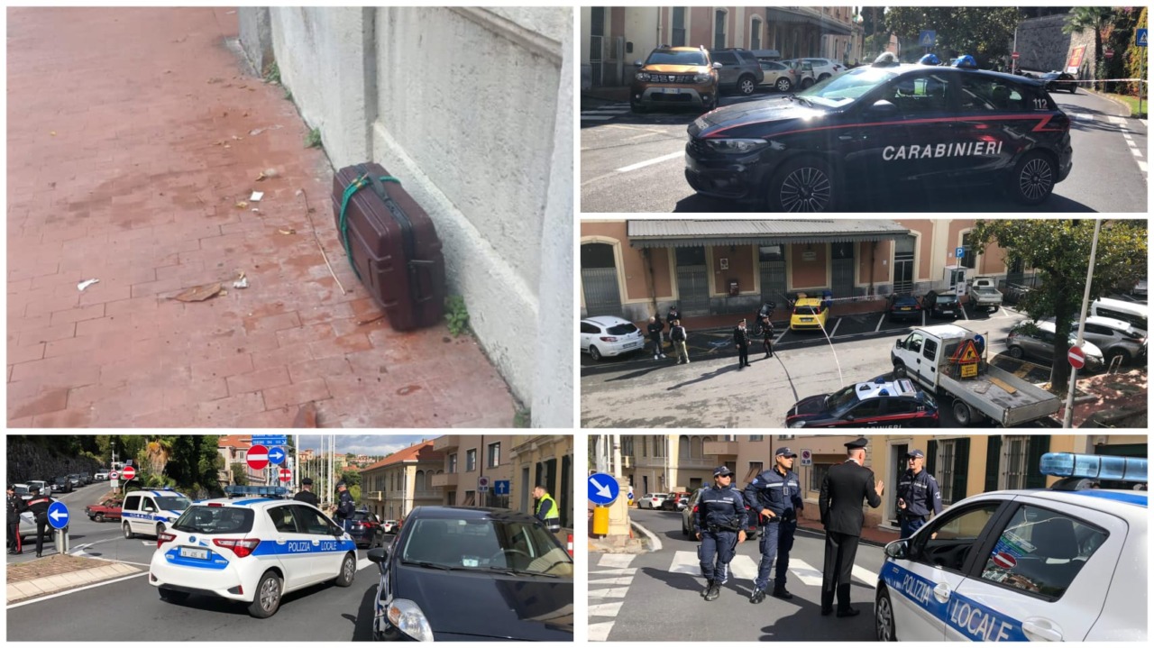 Allarme bomba all’ex stazione di Porto Maurizio