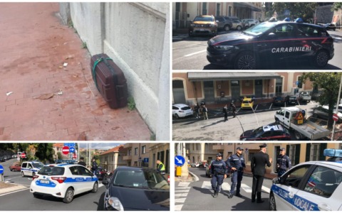 Allarme bomba all’ex stazione di Porto Maurizio
