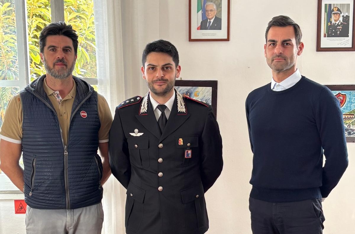 Incontro tra Confcommercio e il nuovo Comandante dei carabinieri, Capitano Antonio Peluso