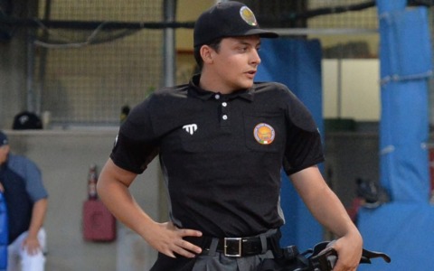 Un sanremese arbitro di Serie A di baseball