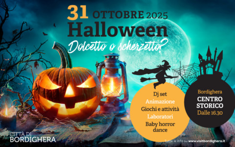 Halloween “da brivido” a Bordighera Alta: giochi, musica e divertimento per i più piccoli
