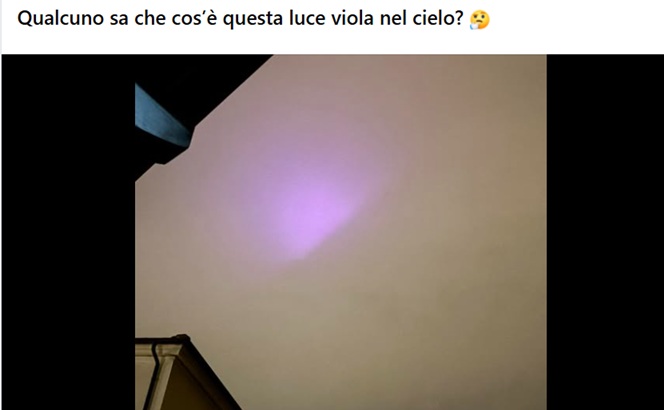 Che cos’è quella luce? Le risposte esilaranti nel gruppo facebook