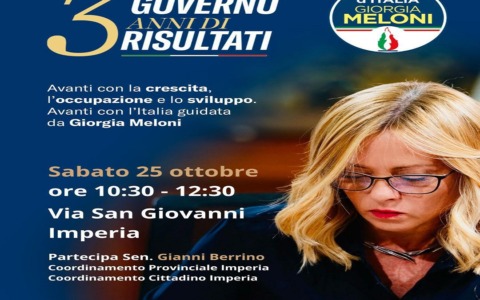 Tre anni di governo: banchetti di Fdi in provincia