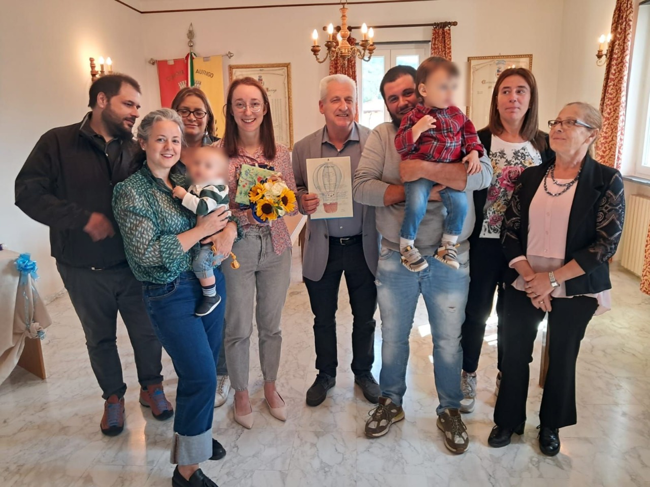 Aurigo festeggia i tre nuovi nati