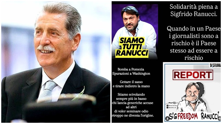 La solidarietà a Sigfrido Ranucci da parte dell’ex consigliere comunale Paolo Pippione (Anima Sanremo)