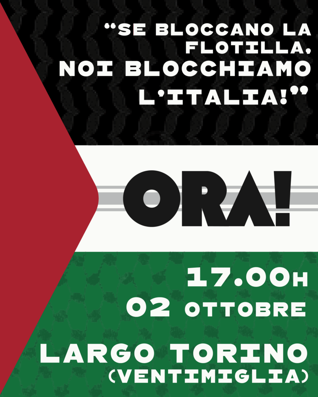 Flotilla bloccata, Spiraglio Imperiese annuncia manifestazione