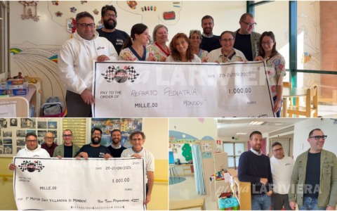 Motori e solidarietà: donazione del Team Piegavalvole al primo “Motor Day Villanova”