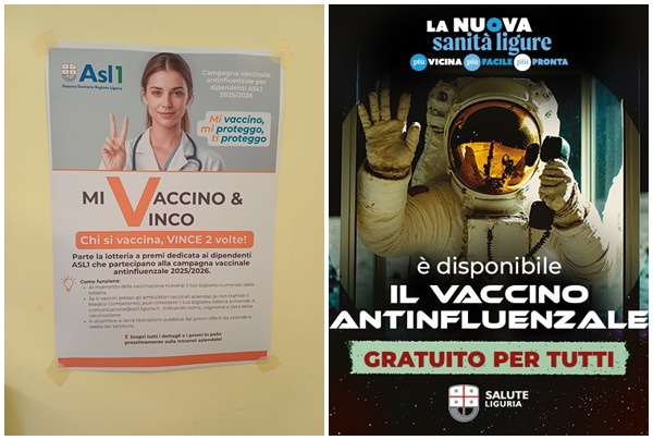 Mi Vaccino e Vinco, la lotteria a premi dell’Asl1 Imperiese rivolta ai dipendenti