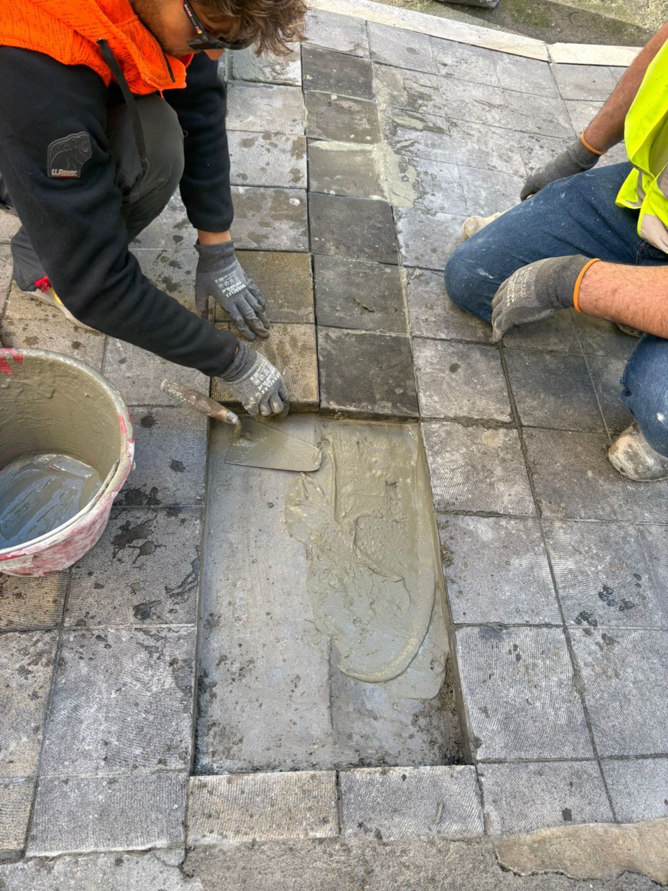 La squadra di pronto intervento al lavoro in centro e a Coldirodi