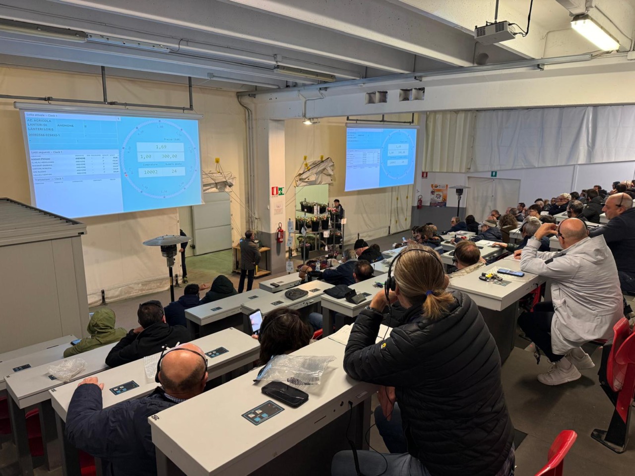 Oggi la prima asta della stagione per il Mercato dei Fiori