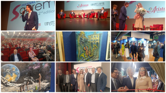 Ornella Muti battezza il 2° Festival dell’Arte di Sanremo