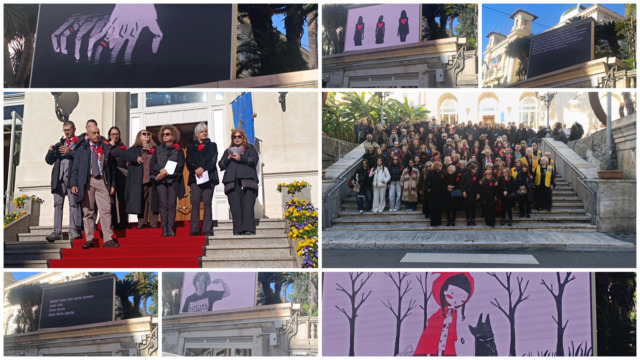 25 Novembre: sulla scalinata del Casinò “Voci di vite spezzate”