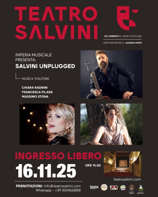 Weekend di musica e letteratura al Teatro Salvini