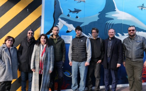 Inaugurati i murales all’oasi faunistica del Nervia a Ventimiglia