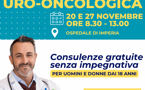 Asl1 si tinge di azzurro per il mese della prevenzione uro-oncologica