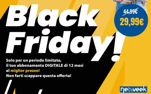 Promo Black Friday: abbonamento digitale a La Riviera con il 33% di sconto