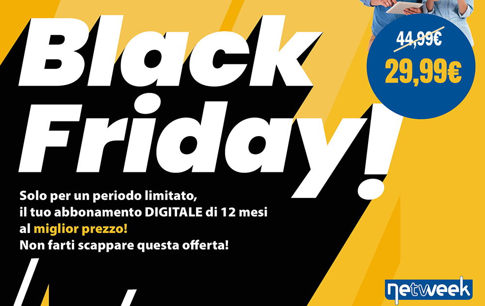 Promo Black Friday: abbonamento digitale a La Riviera con il 33% di sconto