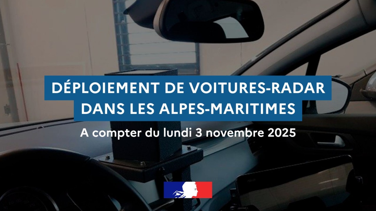 Occhio ai 3 autovelox mobili sulle strada francesi delle Alpi Marittime