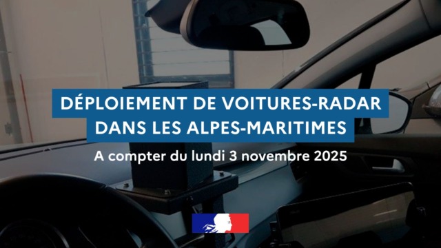 Occhio ai 3 autovelox mobili sulle strada francesi delle Alpi Marittime