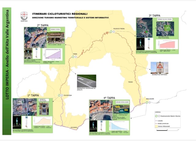 Fondi per 150 chilometri di anelli cicloturistici da Pigna a Riva
