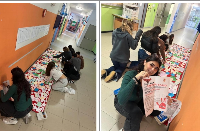 Scuole in prima linea contro la violenza sulle donne: il progetto del “tappeto rosso”