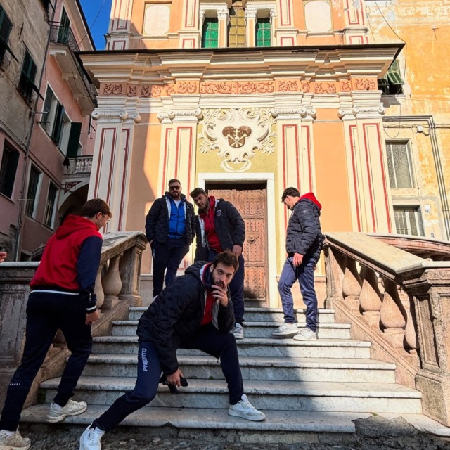 Operazione simpatia per il Camporosso calcio: a tavola tutti insieme e… Shooting fotografico