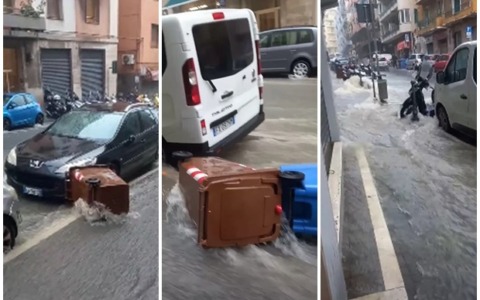 “E io come salgo in macchina?” il video impressionante del fiume di via Martiri a Sanremo