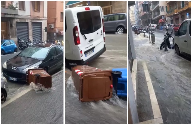 “E io come salgo in macchina?” il video impressionante del fiume di via Martiri a Sanremo